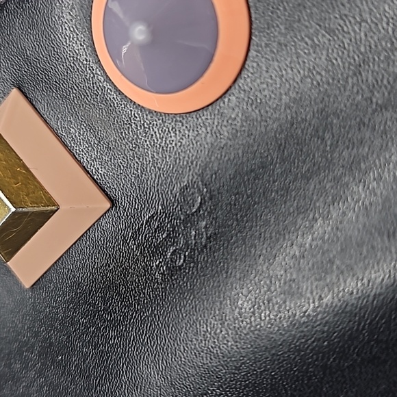 Fendi Black Rainbow Multi Leather Coin and Key Case - 8AP151 - with dust bag - Picture 2 of 8